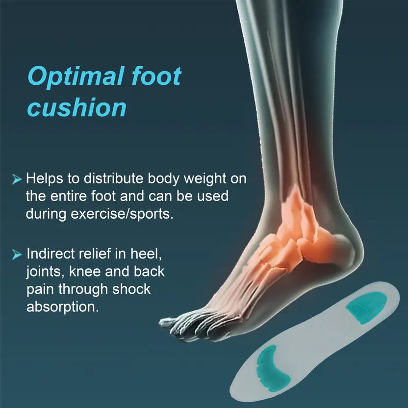 TYNOR Insole Full Silicone  Medium, 1 Pair