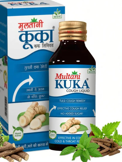 Multani Kuka Cough Syrup Sugar Free | Quick Cough Relief - 100ml (100 ml)