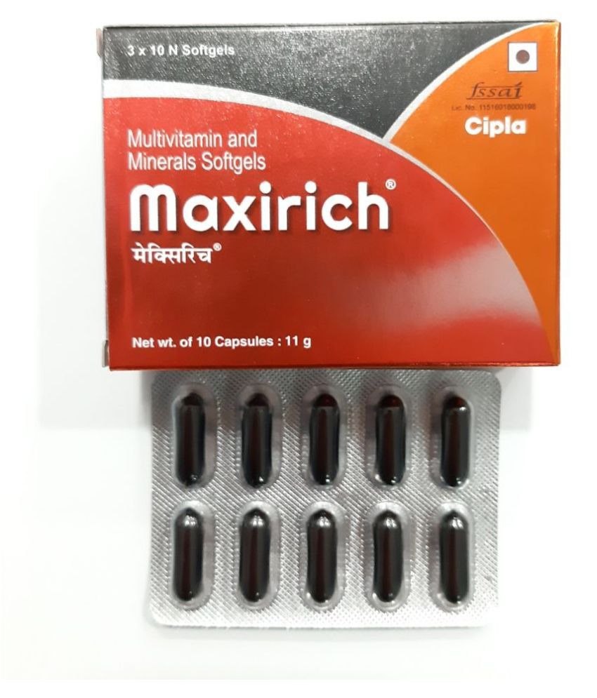 Maxirich Daily Multivitamin Softgel for Energy, Immunity & Performance