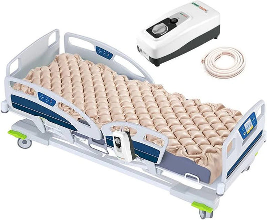 EasyCare EC6021 Anti Decubitus Air Bubble Mattress with Pump for Bedridden Patients | Medical Grade