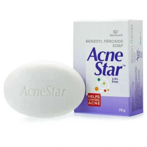 Acnestar 2.5% Benzoyl Peroxide Soap | For Acne Prone Skin