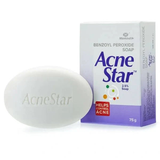 Acnestar 2.5% Benzoyl Peroxide Soap | For Acne Prone Skin