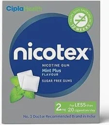 Nicotex 2mg Sugar Free Ultra Mint Chewing Gums