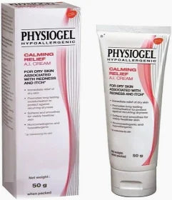 Physiogel Hypoallergenic Calming Relief A.I. Cream | Face Care Product for Dry Skin Associated with Redness & Itch