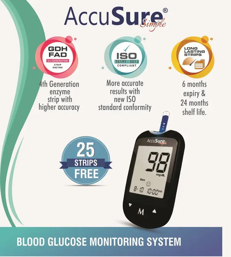 AccuSure Simple Glucometer