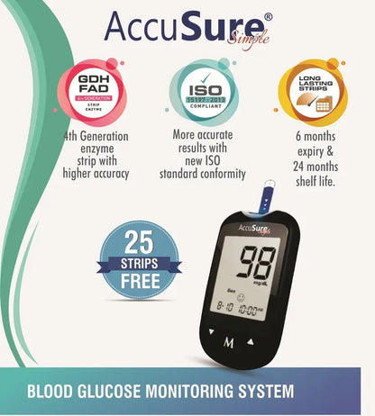 AccuSure Simple Glucometer