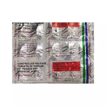 Valparin Chrono 500mg Strip Of 15 Tablets