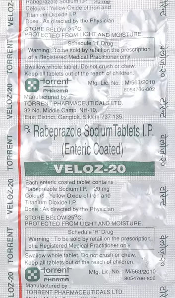 Veloz 20 Tablet