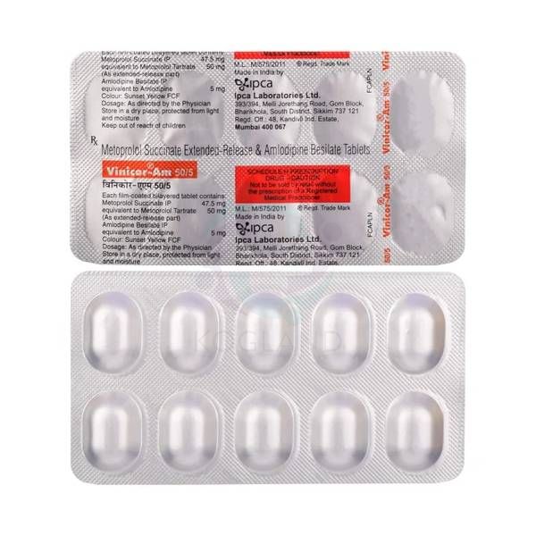 Vinicor-AM 50/5 Tablet PR
