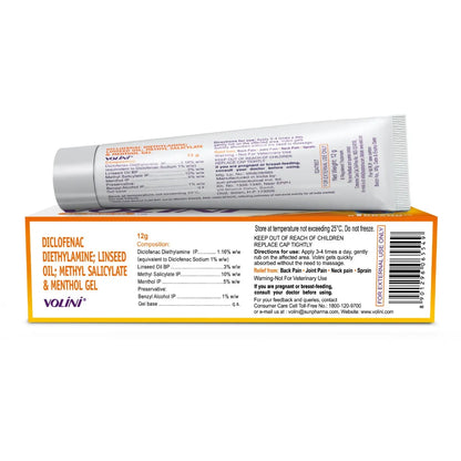 Volini Pain Relief Gel, 12 gm
