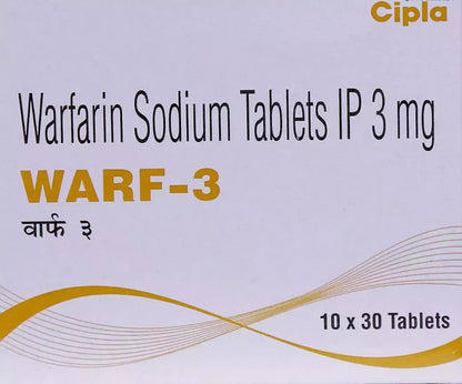 Warf 3mg Strip Of 30 Tablets