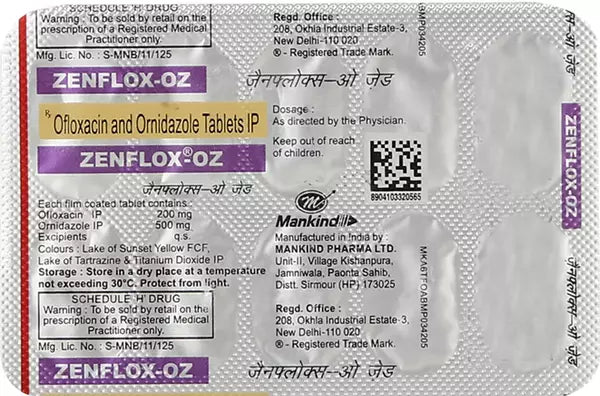 Zenflox OZ Tablet