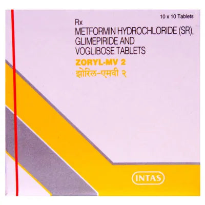 Zoryl MV 2 Tablet SR