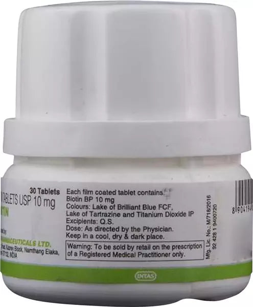 Zubitin 10mg Bottle Of 30 Tablets