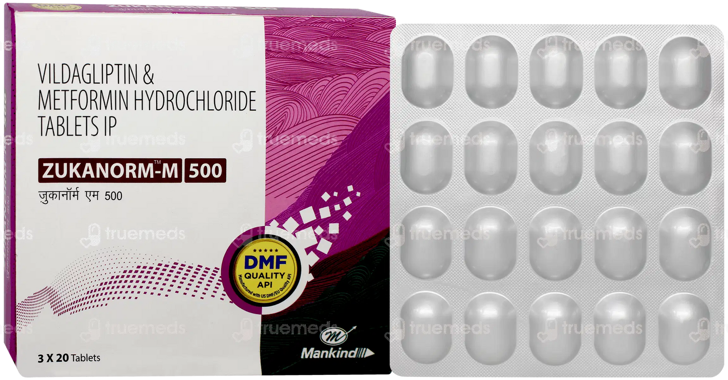 Zukanorm M 500 Tablet
